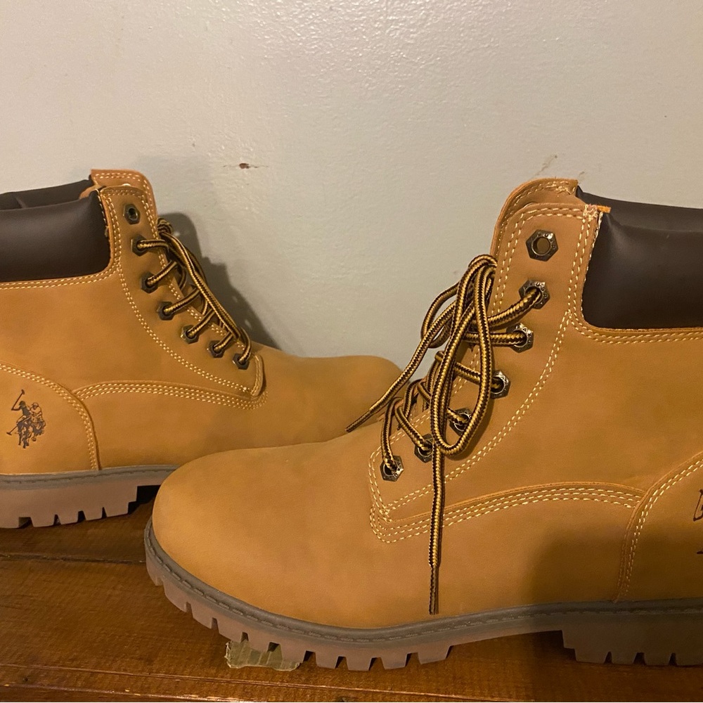USPA Tan Boots